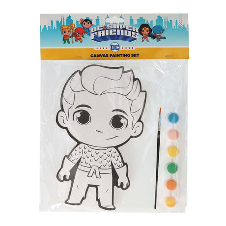 Vinder Holland lærredsmaleri DC Comics - Aquaman - inklusive pensel og 6 malingsfarver
