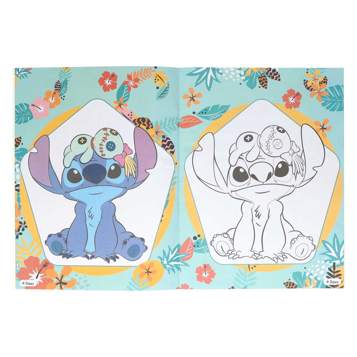 Intro stitch malebog med eksempler, 32 sider.