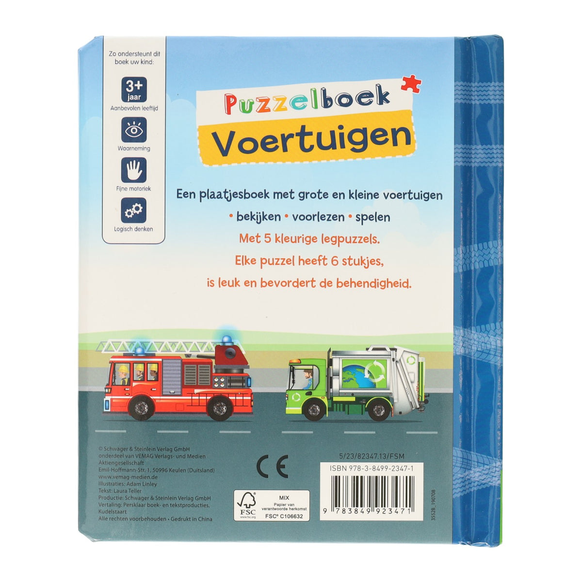 Vinder Holland puslespil bog køretøjer - 5 puslespil