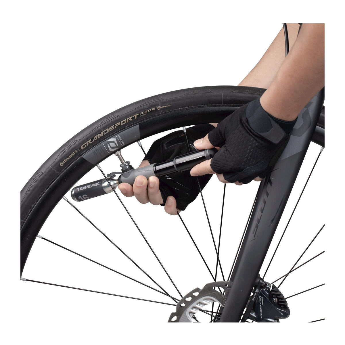 Topeak Mini Pump Hybrid Rocket HP Mini Black