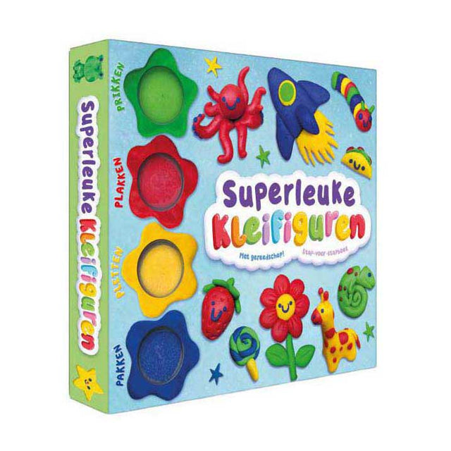 Rebo forlag super sjove lerfigurer - 4 farver ler