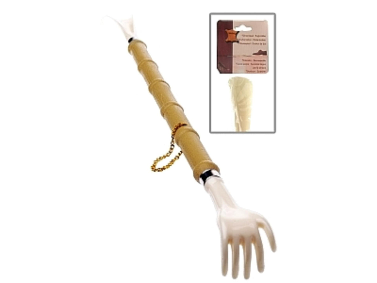 Fremragende husholdningssko horn back scratcher 2-i-1