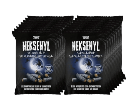 Toms heksehyl salmiak lakridspose (16x 300gr)