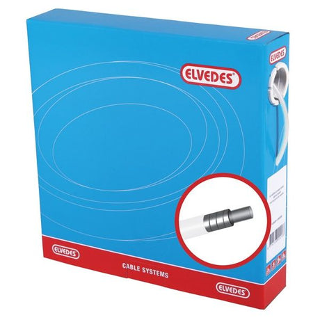 Elvedes Rem Outder -kabel med foring Ø5,0 mm 30 meter hvid (i en kasse)