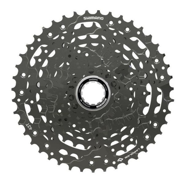 Shimano kassette cues 10v 11-43t cs-lg400 sort