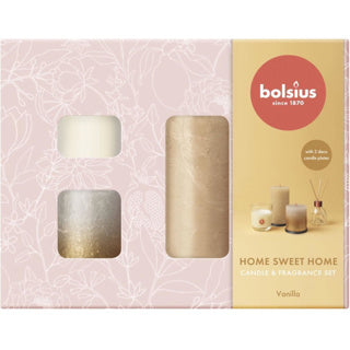 Bolsius gavesæt medium home sweet home