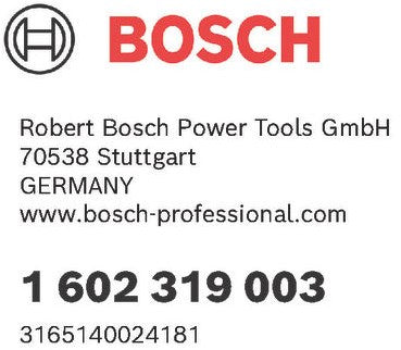 Bosch tilbehør forbindelsesliste (1602319003) | til bosch føringsskinner - 1602319003
