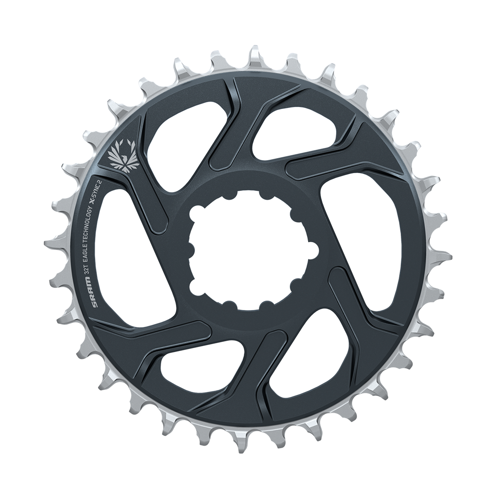 Sram kædehjul 32t x-sync eagle dm 3mm offset gx eagle lunar grey