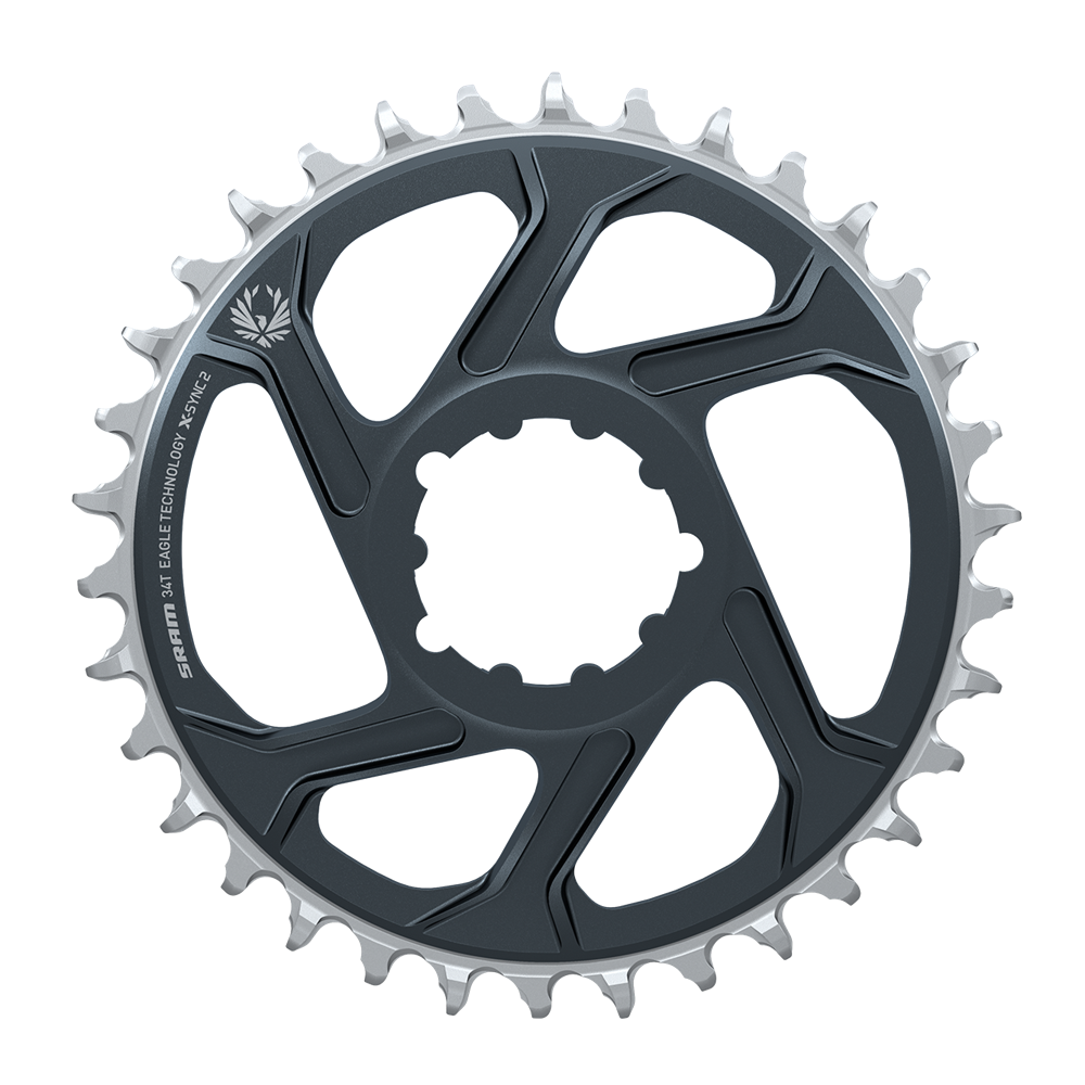 Sram kædehjul 34t x-sync eagle dm 3mm offset gx eagle lunar grey