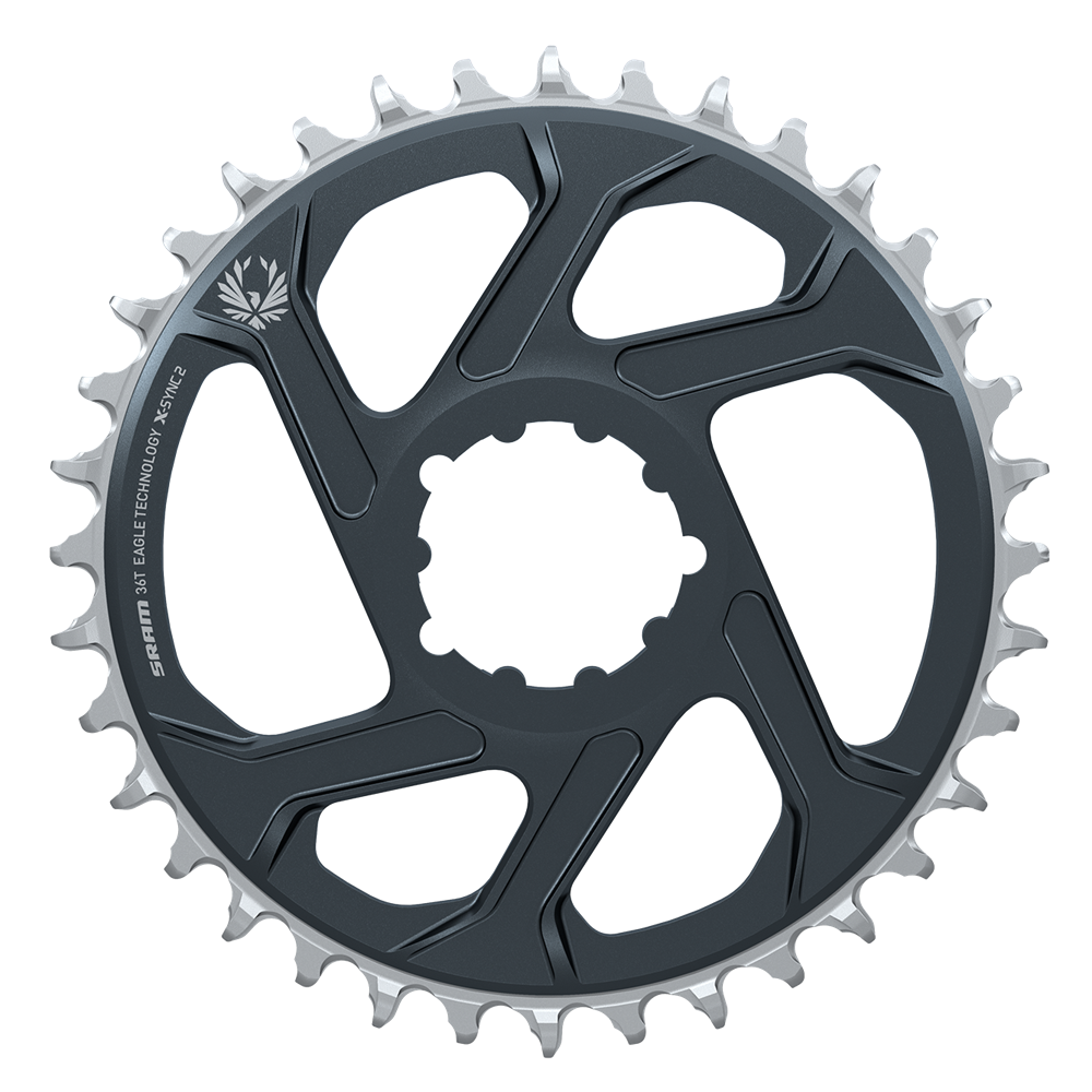 Sram kædehjul 36t x-sync eagle dm 3mm offset måne polargrå