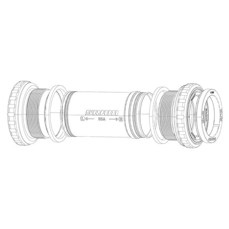 Sram spacer kit dub bundbeslag mtb road