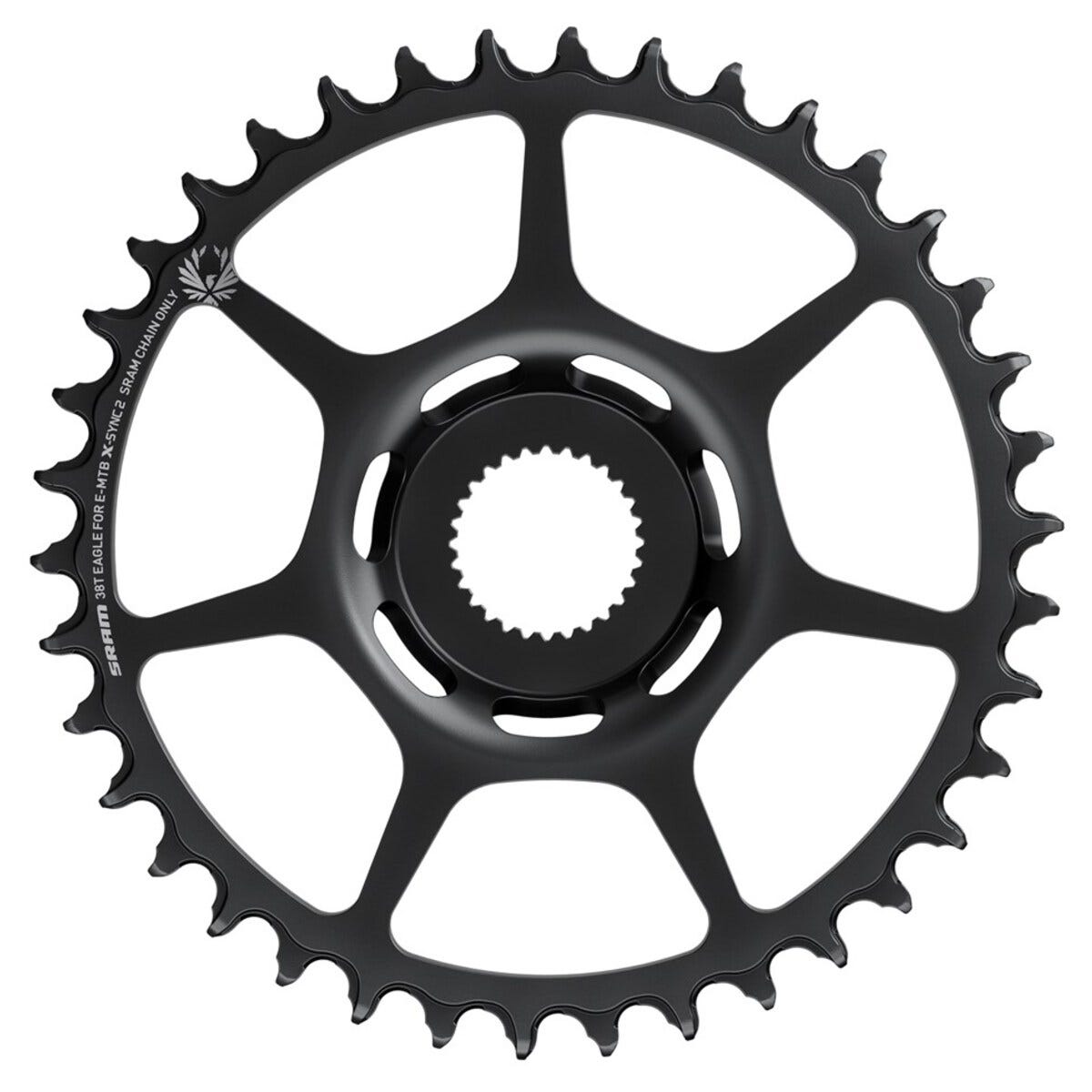Sram kædering x-sync 2 eagle bosch gen2 38 tænder sort boost
