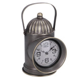 Ingen brand ur lanterne messing metal 1xaaex 13,5x19x26,5cm