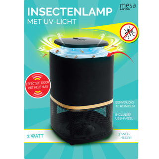 Ingen mærke mesa levende insektlampe med UV-lys | 2 stk