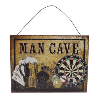 Gaver Amsterdam vægdekoration mand hule metal 20x15cm | 6 stk