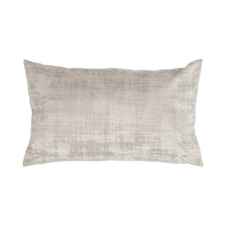 Vintage fløjlspude beige 30x50 cm