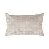 Vintage fløjlspude beige 30x50 cm