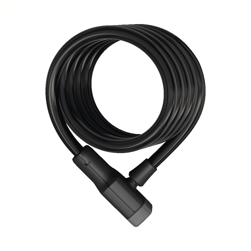 Abus spole kabellås booster 6512k sort 180cm