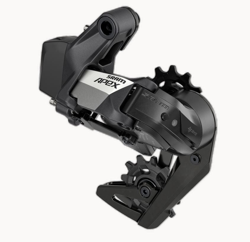 Sram bagskifter bagskifter apex xplr axs d1 max 44t 12-speed (ingen batteri)