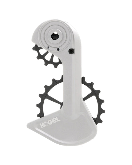 Sram kogel derauilleurkooi oversized kolossos speed red axs road grijs (raw)