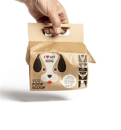 Jeg elsker min hunde-hunde-poop-pose bundt