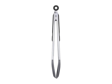 Westmark serveringstang salattang rund rustfri stål silikone maxi 32,5cm