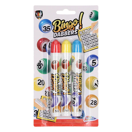 Kreativ håndværksgruppe bingo tuscher, 3 stk
