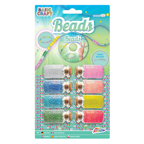 Moxy deco perler, 8 flasker med gevind