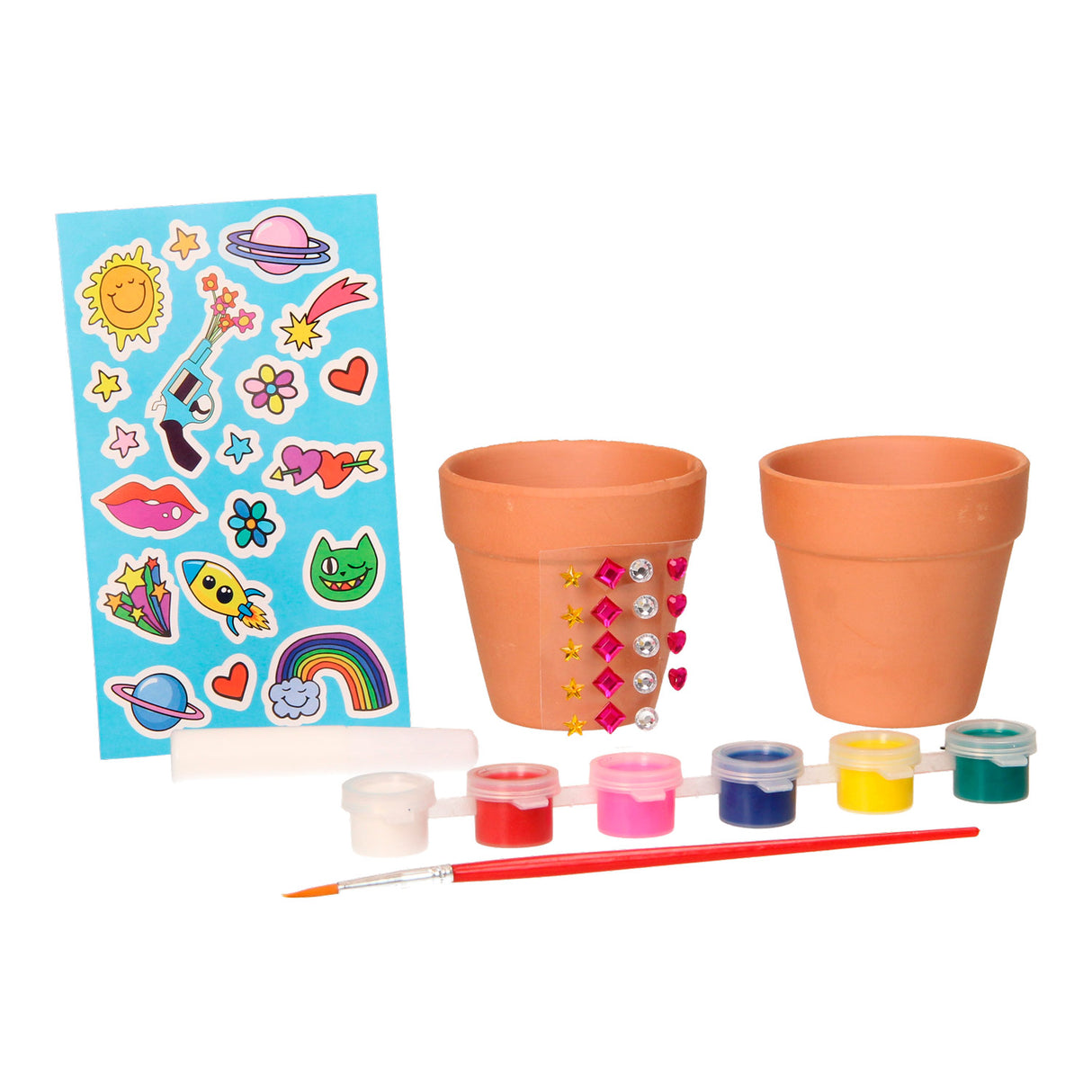 Grafix dekorerer dine egne blomsterpotter
