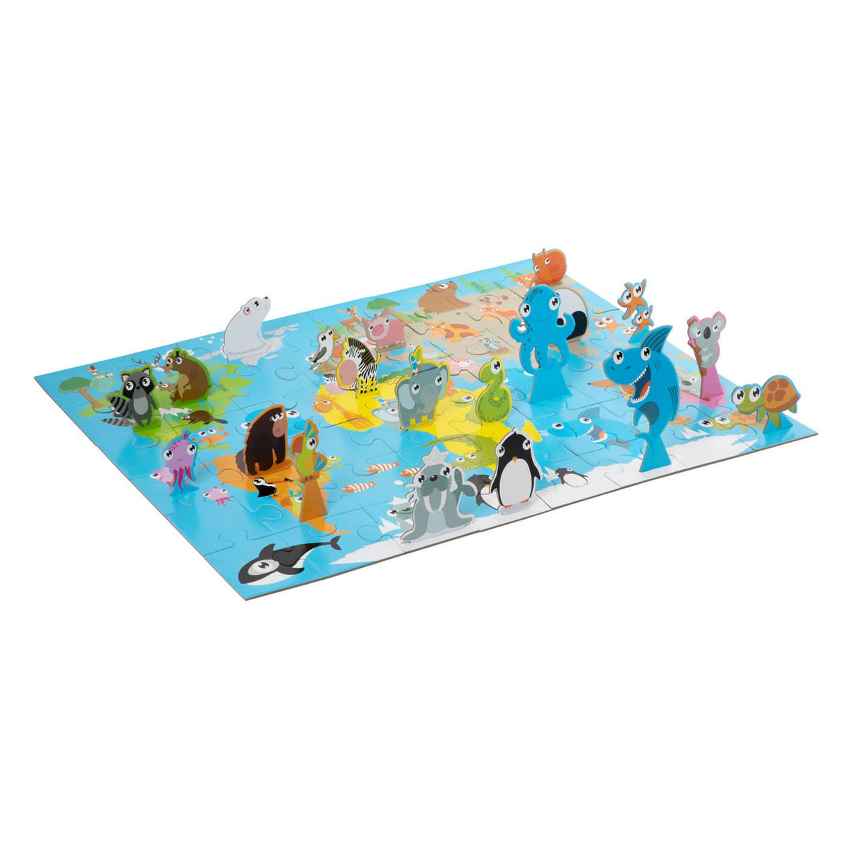 Grafix 3D -puslespil Animals of the World (40x50 cm)