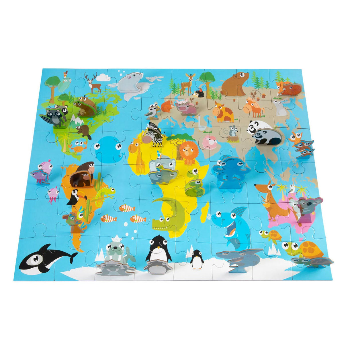 Grafix 3D -puslespil Animals of the World (40x50 cm)