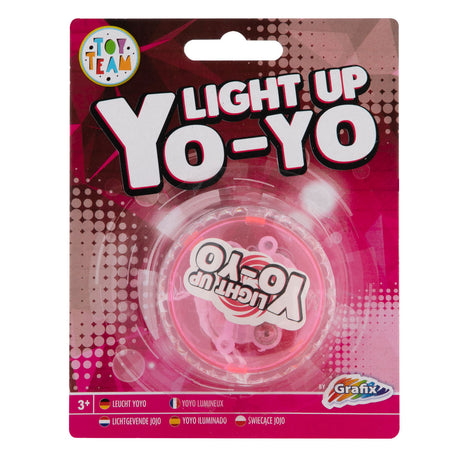 Kreativ håndværksgruppe yo-yo med lys - pink
