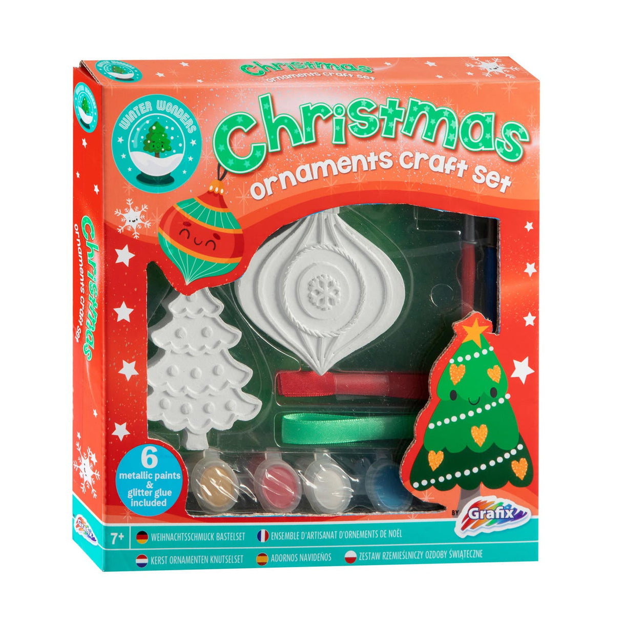 Grafix Xmas Christmas Ornaments Craft Set