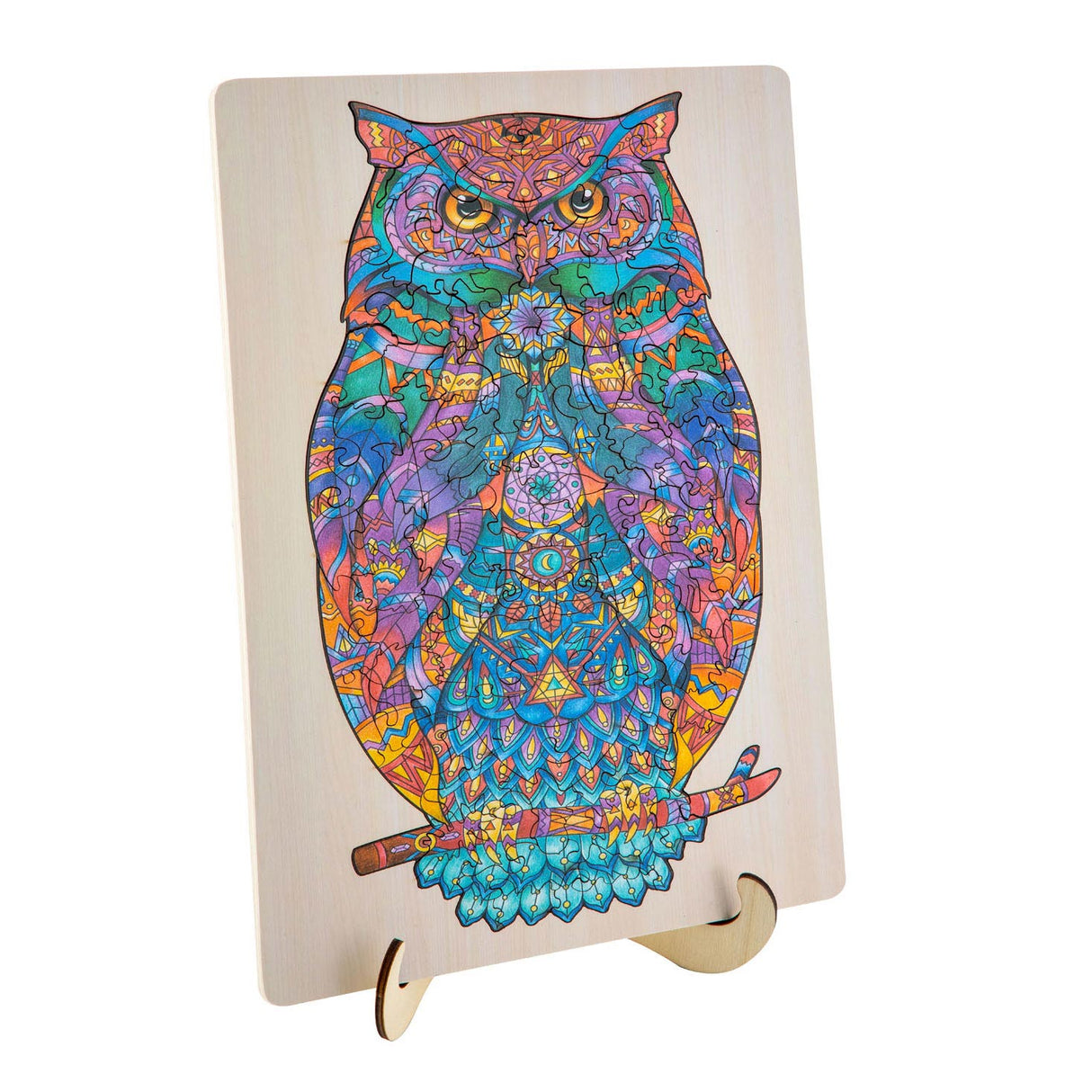 Creative Craft Group Unique Wood Puzzle Owl, 130st.