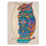 Creative Craft Group Unique Wood Puzzle Owl, 130st.