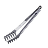 Westmark serveringstang salattang gaffel rustfrit stål silikone maxi 32,5cm