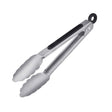 Westmark grilltang + serveringstang, med ender af rustfrit stål og gummihåndtag, længde: 20 cm, rustfrit stål plast, klassisk special mini, sølv sort, 16232270