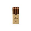 Spaas ribbed diner kaars 10 uur - brown | 9 stuks