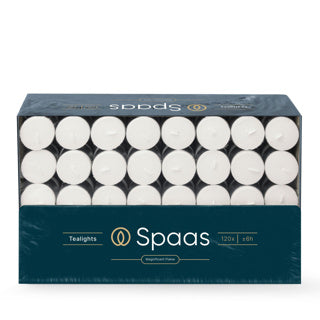 Spaas fyrfadslys 6 timer 120 stk