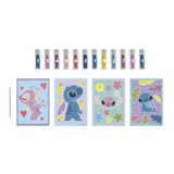 Disney moxy stitch sandmaleri
