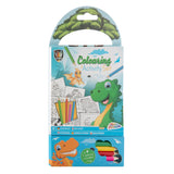 Grafix Unicorn Coloring Activity Block med farveblyanter