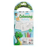 Grafix Unicorn Coloring Activity Block med farveblyanter