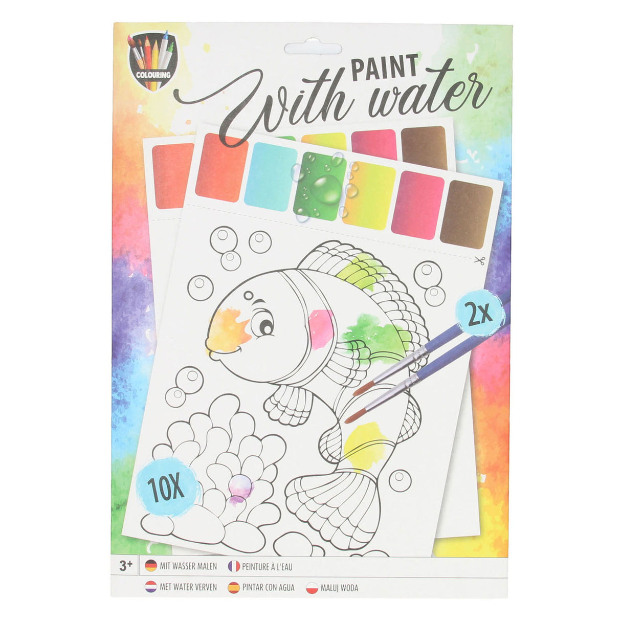 Creative Craft Group Maleri med vand, 12dlg.