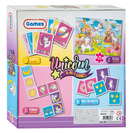 Grafix spellendoos 4in1 enhoorn