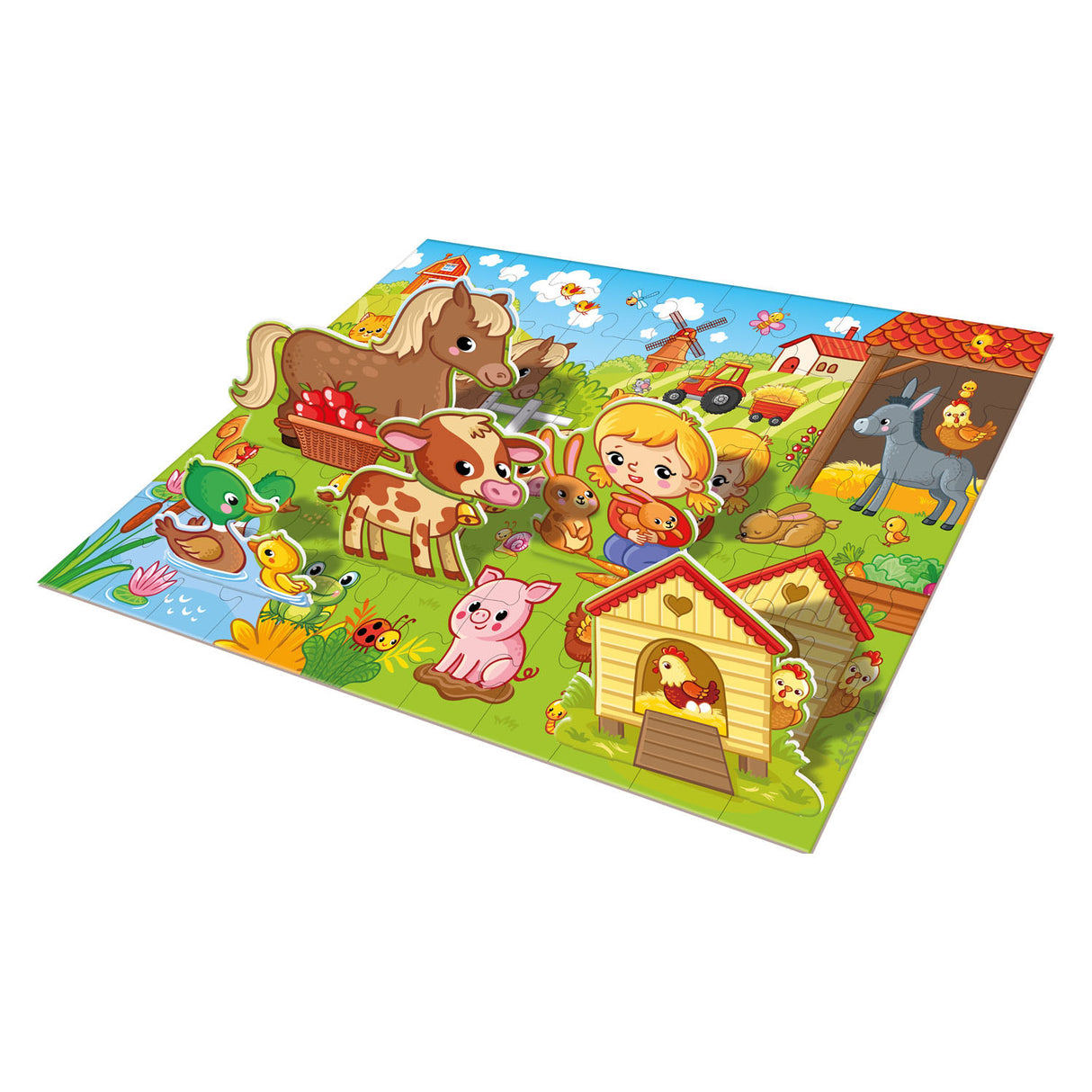 Grafix 3d Floor Puzzle Farm, 55 ..