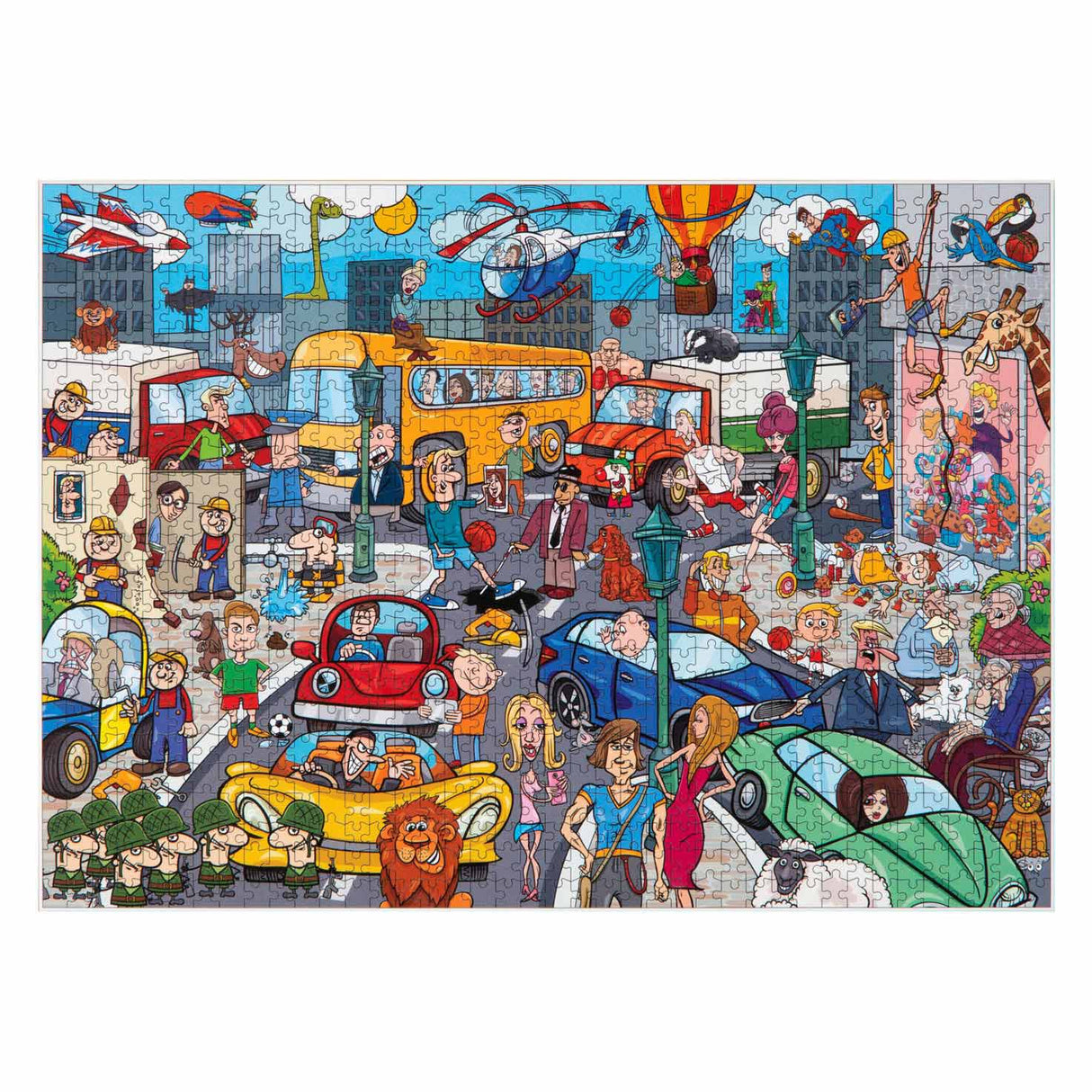 Grafix Ben Puszzel Comic Traffic Pressure, 1000st.