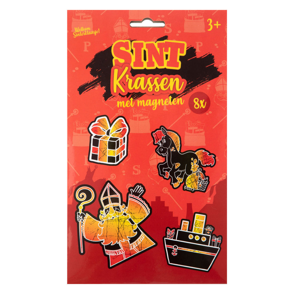 Grafix sint magneter ridser 8 stykker på blister