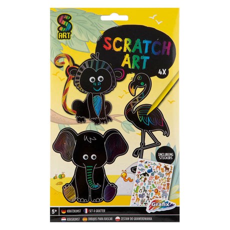 Kreativ håndværksgruppe lav din egen scratch art boy