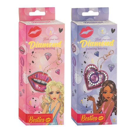 Laver Besties diamantmaleri nøglering