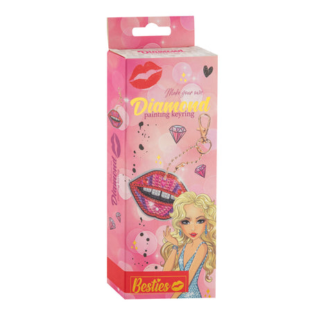 Laver Besties diamantmaleri nøglering
